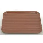 Chef Inox Rect Tray Wood 270x200mm Mahogany