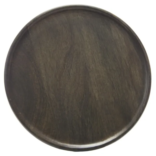 Chef Inox Rnd Serving Board Dark Mangowood 300x15mm