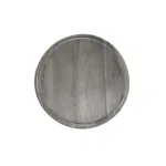 Chef Inox Rnd Serving Board Mangowood 300x15mm Grey