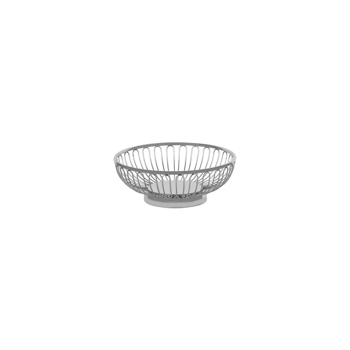 Chef Inox Round Basket Wire/Solid Base 18/10 175x110mm