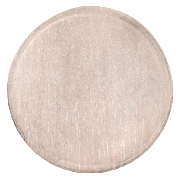 Chef Inox Round Serving Board Mangowood 300x15mm Coral