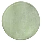 Chef Inox Round Serving Board Mangowood 300x15mm Green