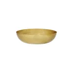 Chef Inox Round Serving/Seafood Bowl Hammered 300mm Brass