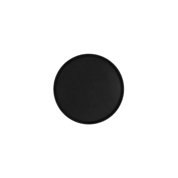 Chef Inox Round Tray Non Slip Plastic 280mm Black