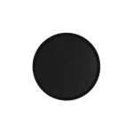 Chef Inox Round Tray Non Slip Plastic 350mm Black