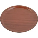 Chef Inox Round Tray Wood 370mm Mahogany