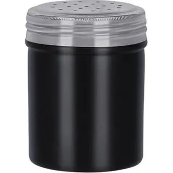 Chef Inox Salt Dredge S/S 70x90mm 285ml Black