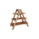 3-Tier Display Stand Acacia — 460x240x460mm