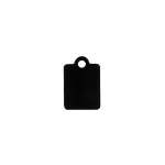 Chef Inox Serve Board Blk W/Loop Hdl Acacia 280x190x25mm