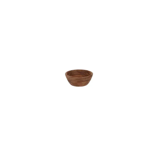 Chef Inox Serve Dip Round Bowl Deep Acacia 130x50mm