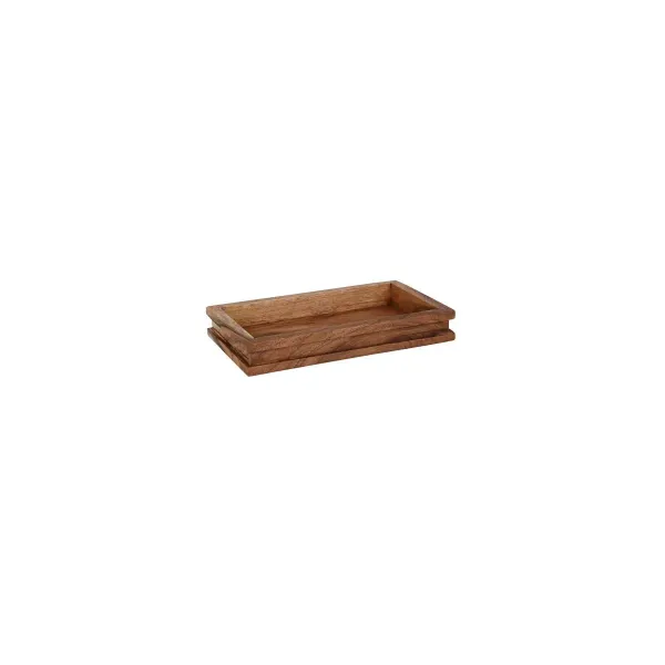 Chef Inox Serve Display Tray Acacia Gn 1/4 265x162x40mm