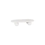 Chef Inox Serve Oval Platter Marble L/Ball Feet 460x260x85mm