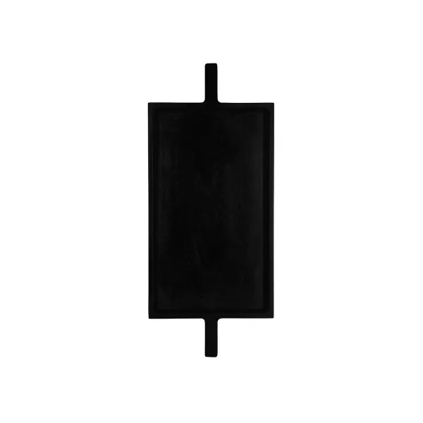 Chef Inox Serve Paddle Board Blk W/2hdls Acacia 580x254x15mm