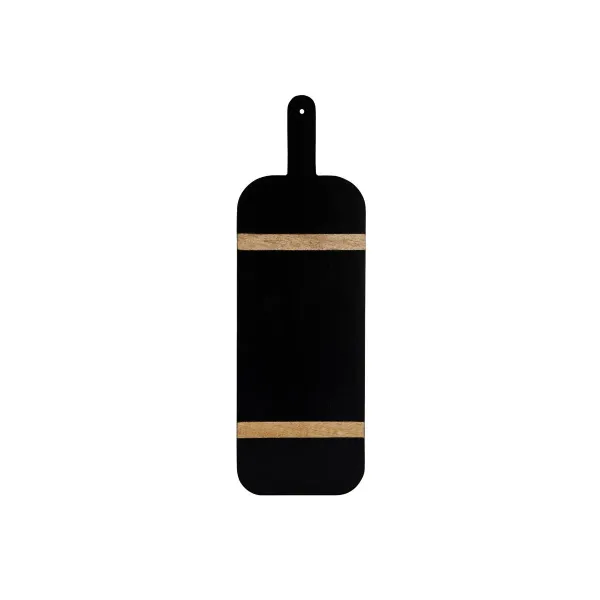 Chef Inox Serve Paddle Board Blk W/Acacia Inlay 560x180x15mm