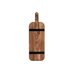 Chef Inox Serve Paddle Board W/Blk Inlay Acacia 560x180x15mm