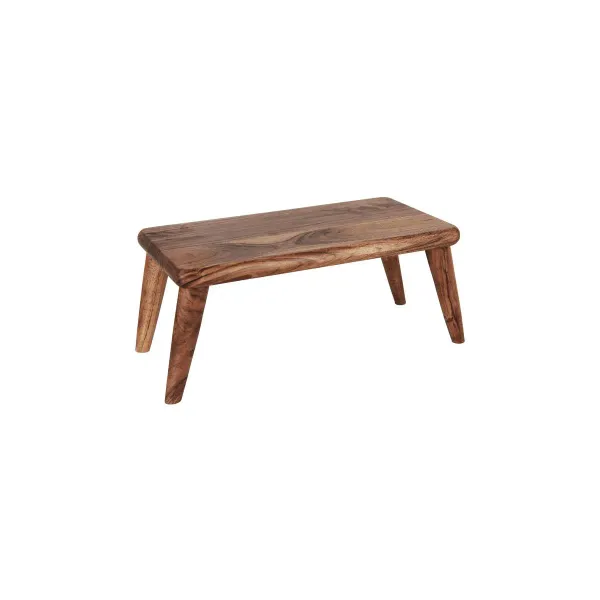 Display Stand Rectangular Acacia With Legs — 405x230x180mm