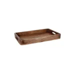 Chef Inox Serve Rectangular Deep Trays Acacia 460x305x50mm