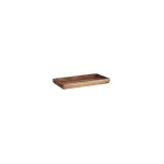 Chef Inox Serve Rectangular Trays Acacia 254x140x25mm