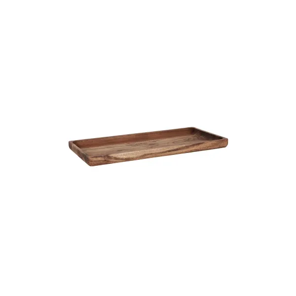 Chef Inox Serve Rectangular Trays Acacia 405x200x25mm