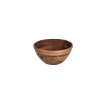 Chef Inox Serve Round Display Deep Bowl Acacia 280x130mm