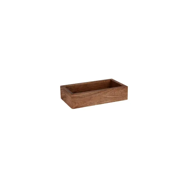 Chef Inox Serve Table Display Box Acacia 260x150x60mm
