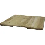Chef Inox Serving Board Wood W/45mm Sauce Well 310x310x15mm