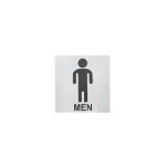 Chef Inox Wall Sign "men" 130x130mm S/S Pack Of 2