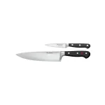 Classic Black Cooks And Paring Knife Set 2pc