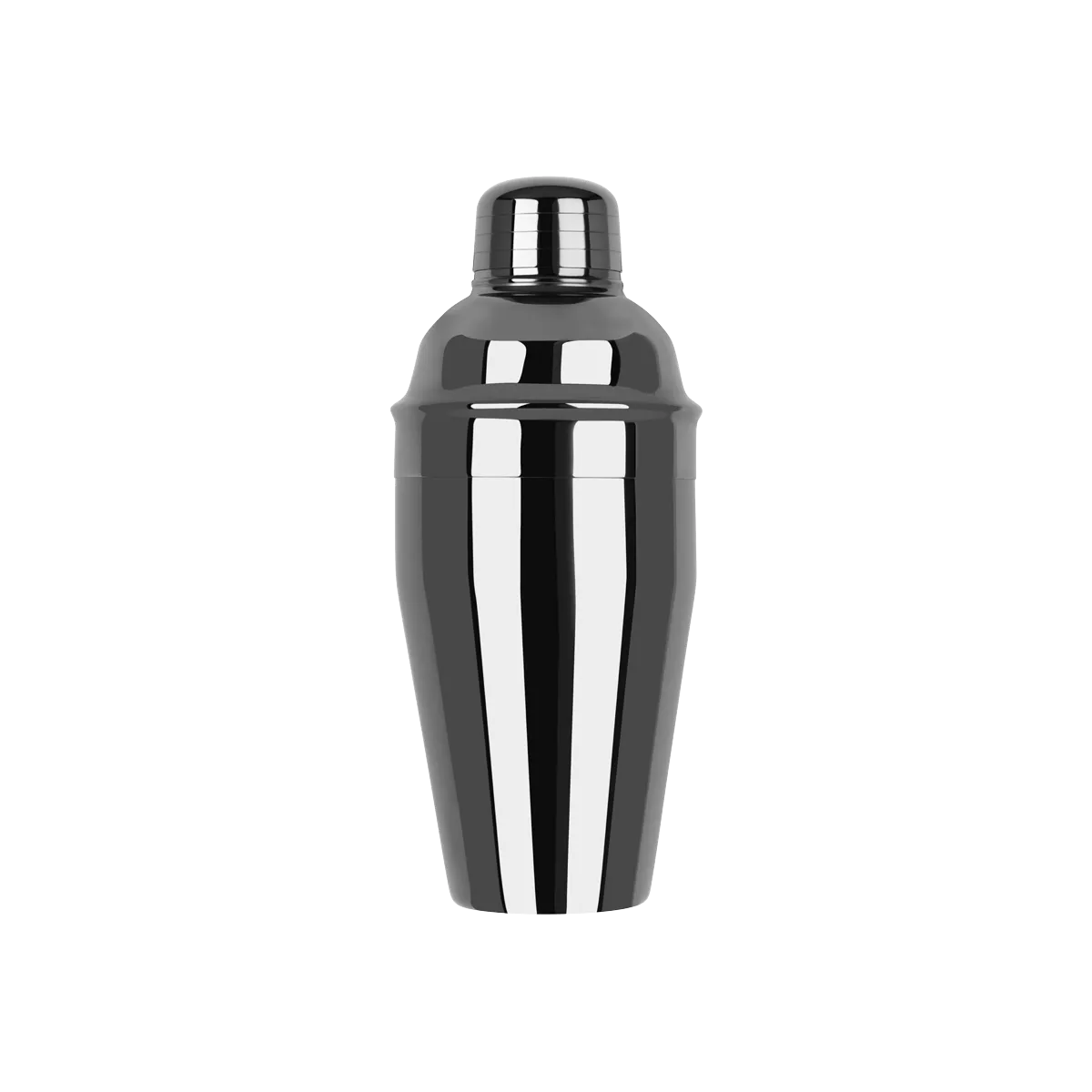 Classic Club Cocktail Shaker 3pc 500ml Gunmetal