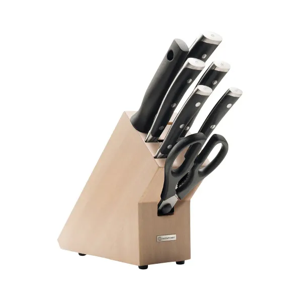 Classic Ikon Black Knife Block Set 8pc