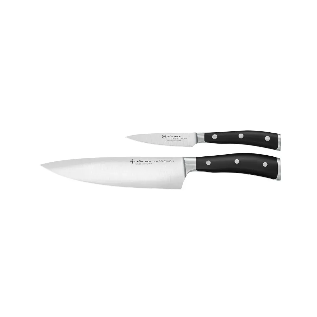 Classic Ikon Black Knife Set 2pc