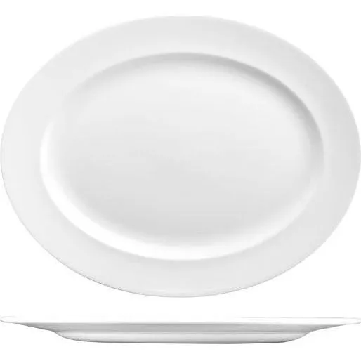 Classic Oval Plate - Wide Rim