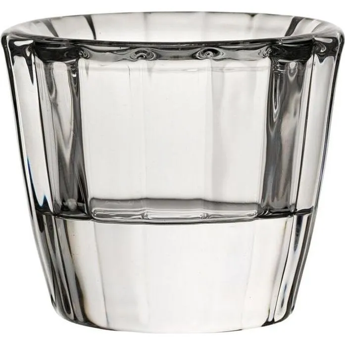 Ribbed Votive Clear