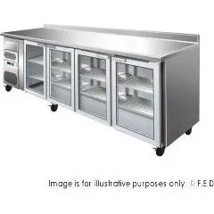 CM25G TROPICALISED Four Door Bar Fridge