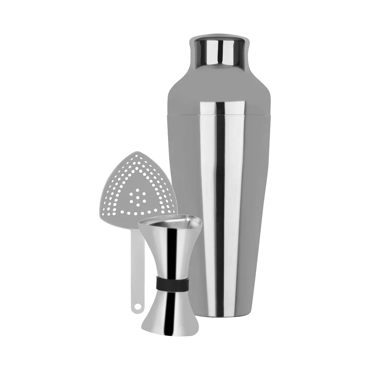 Cocktail Set 3pc Stainless Steel