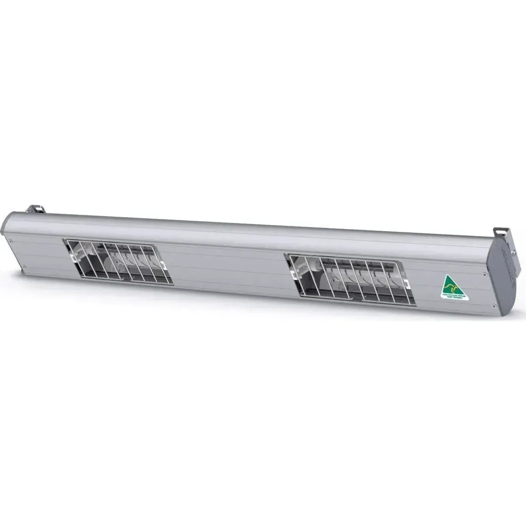 Compact Strip Heat Lamps - Quartz - Black 900MM
