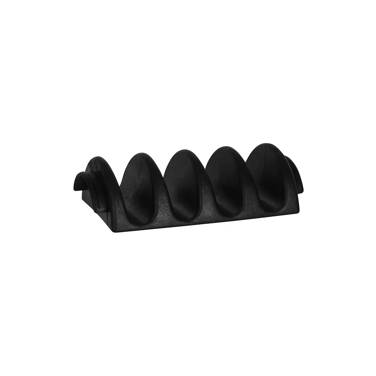 Coney Island 4 Taco Holder Pp 232x130x63mm Black