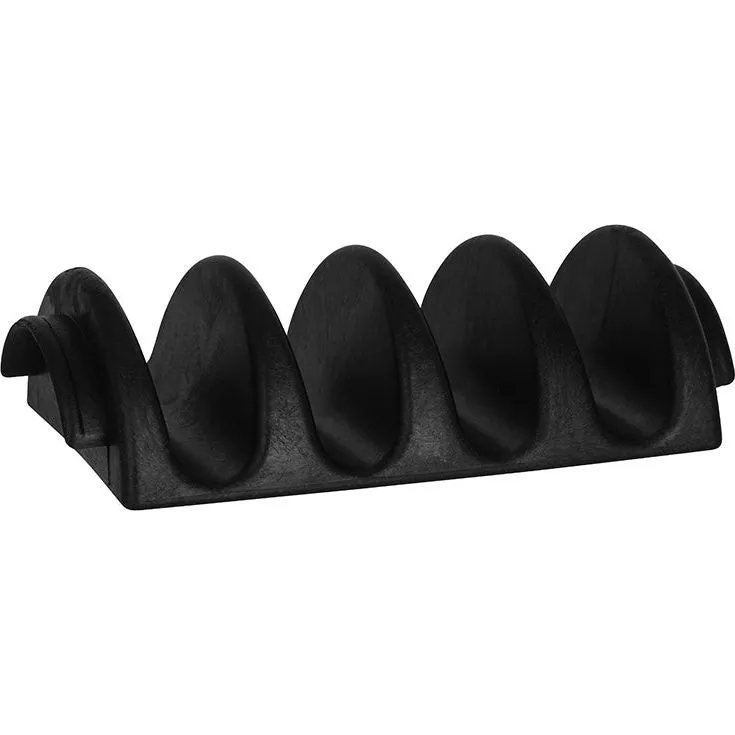 Coney Island 4 Taco Holder Pp 232x130x63mm Black