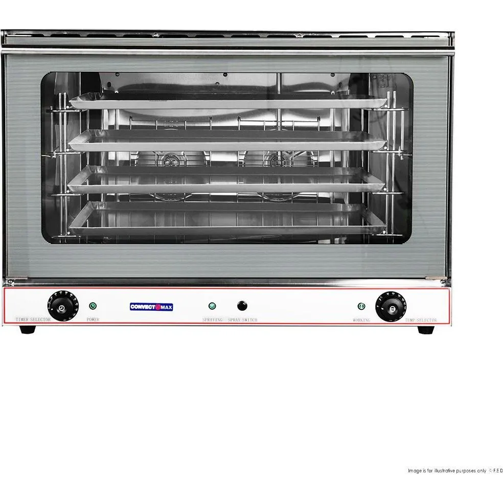 ConvectMax Heavy Duty Stainless Steel Convection Oven w/ Press Button Steam YXD-8A/15E