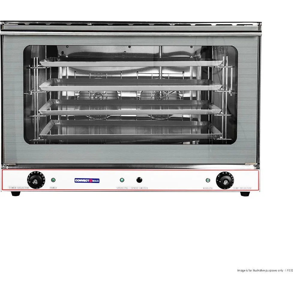 ConvectMax Heavy Duty Stainless Steel Convection Oven w/ Press Button Steam YXD-8AE