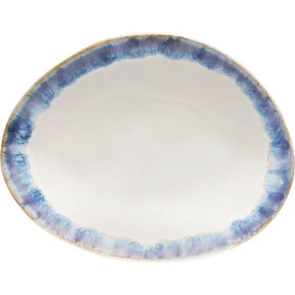 Costa Nova Brisa Oval Plate 266x225mm Ria Blue (gop271-Ria)