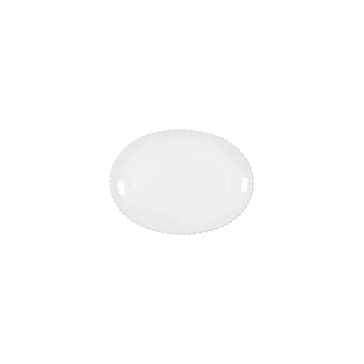 Costa Nova Pearl Oval Platter 342x250x35mm Whi (pea331-Whi)