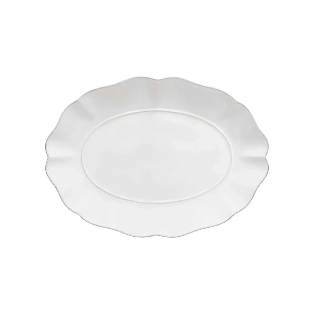 Costa Nova Rosa Oval Platter 288x400x42mm White (daa401-Whi)