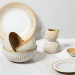 Cottage Almond Round Bowl