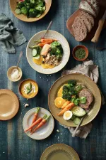 Cottage Almond Round Bowl