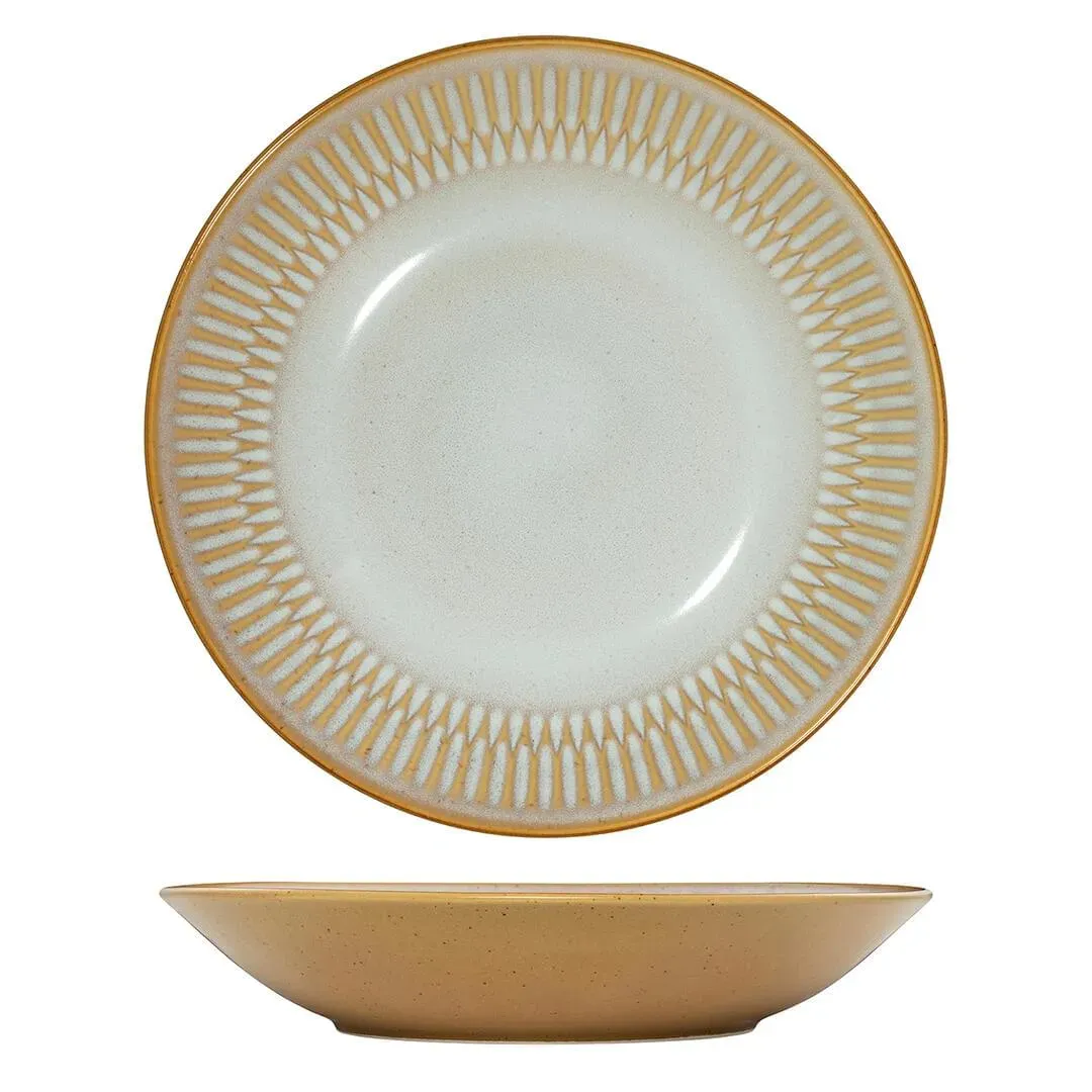 Round Deep Bowl — 260mm Ø - Almond