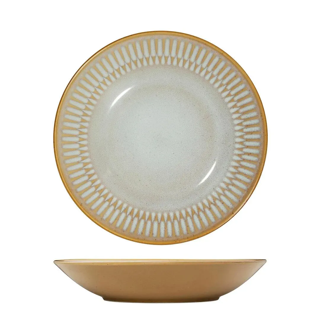Round Deep Bowl — 230mm Ø - Almond