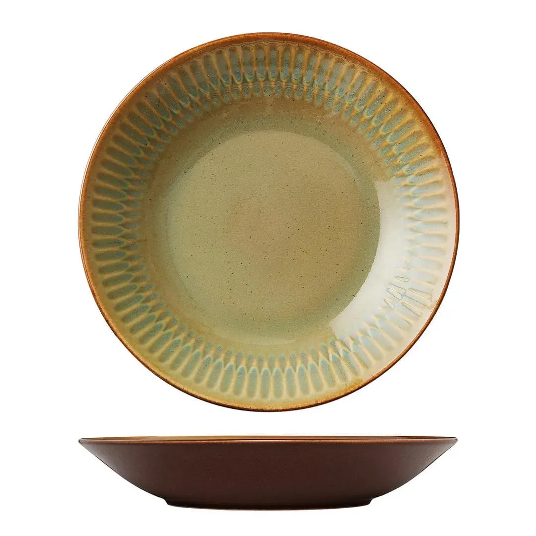 Round Deep Bowl — 260mm Ø - Cinnamon