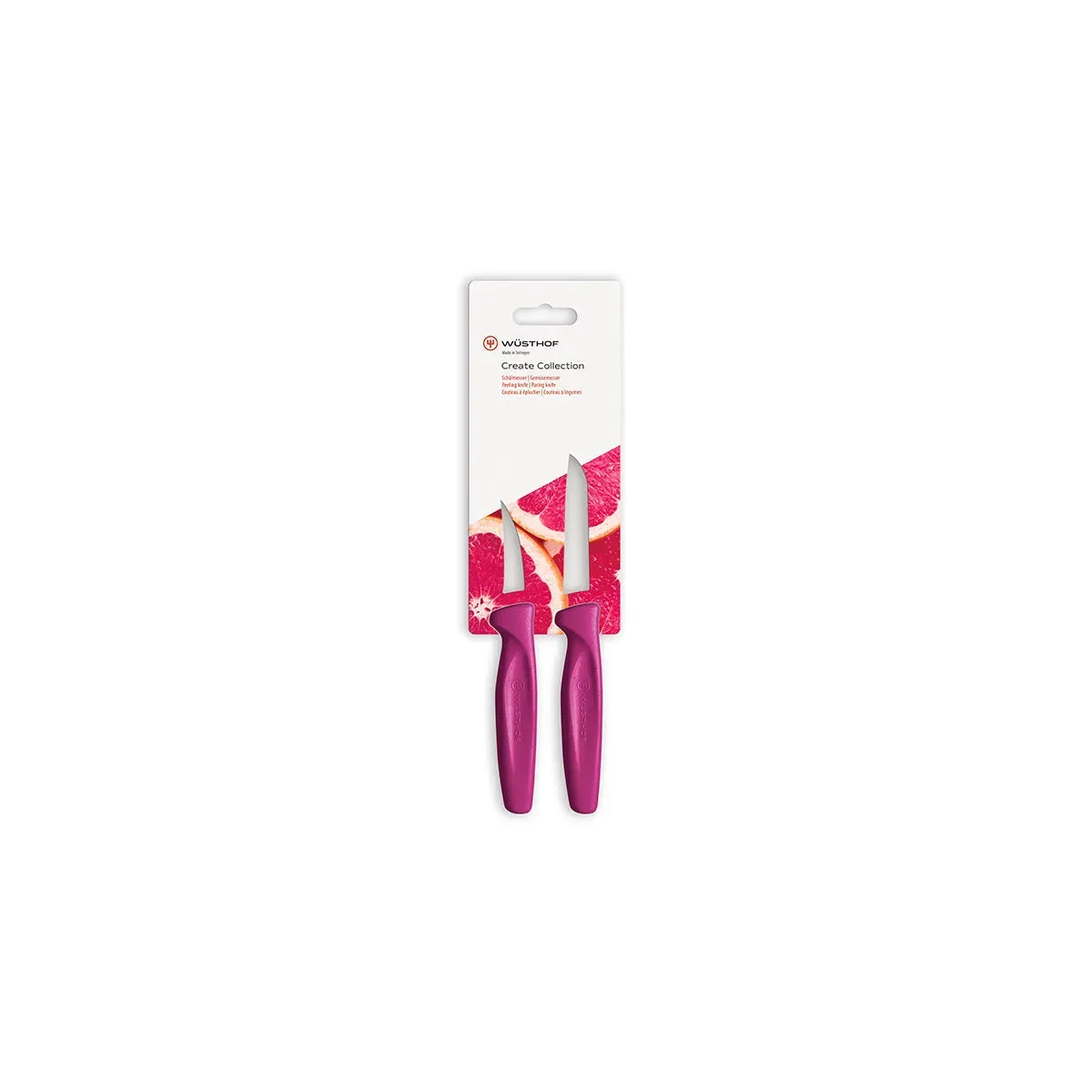 Create Paring And Peeling Magenta 2Pk Hang Sell