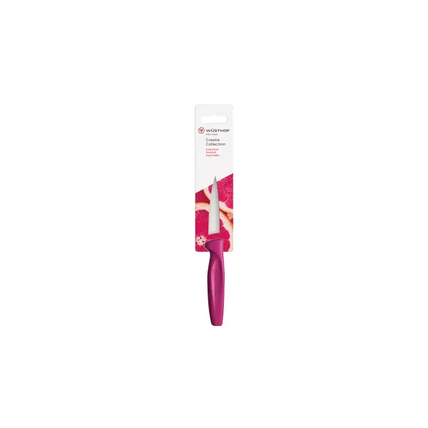 Create Paring Knife Magenta Handle 80mm